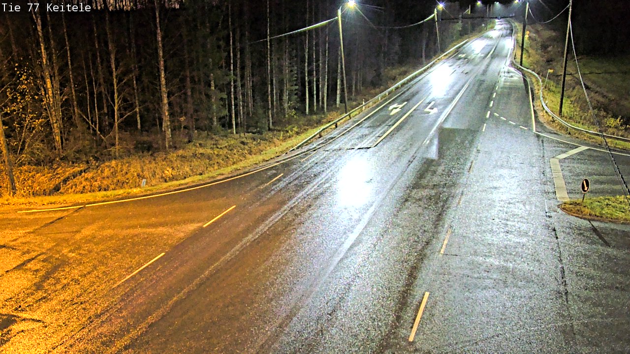 Weather Camera Image Väg 77 Keitele, Keitele, Pohjois-Savo
