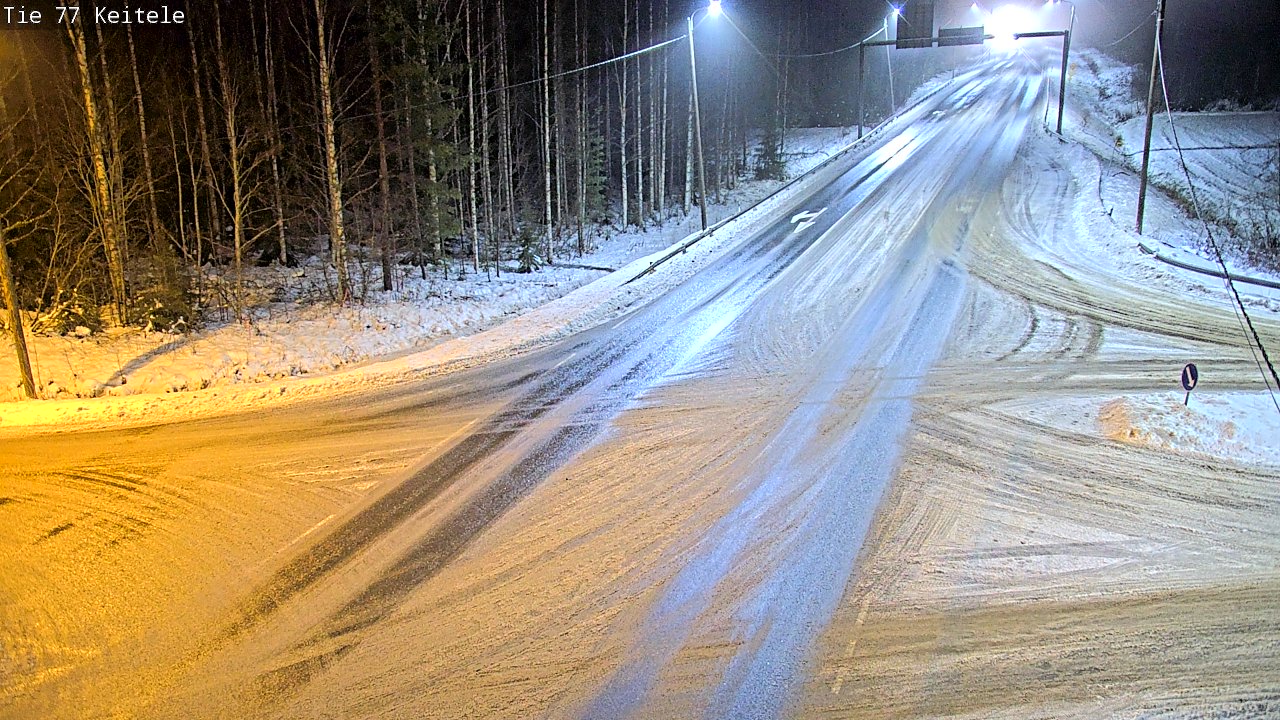 Weather Camera Image Väg 77 Keitele, Keitele, Pohjois-Savo