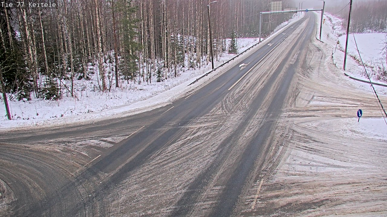 Weather Camera Image Väg 77 Keitele, Keitele, Pohjois-Savo