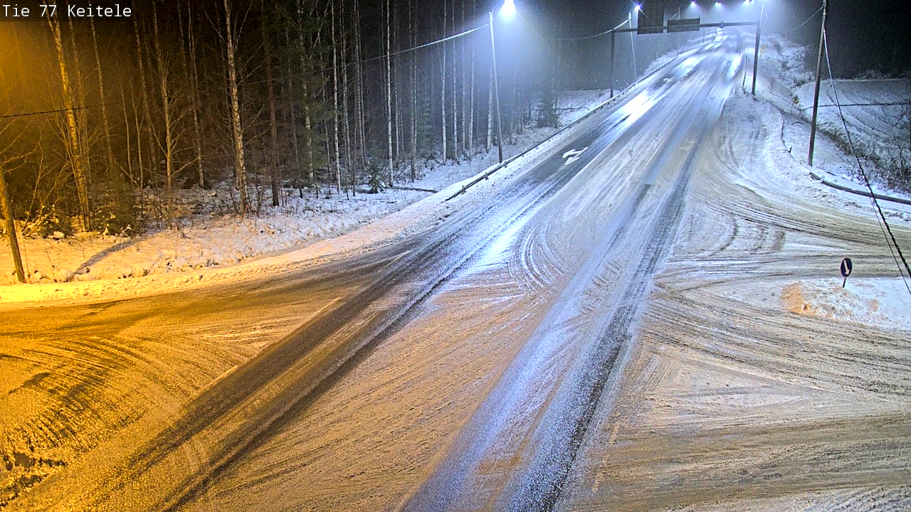 Weather Camera Image Väg 77 Keitele, Keitele, Pohjois-Savo