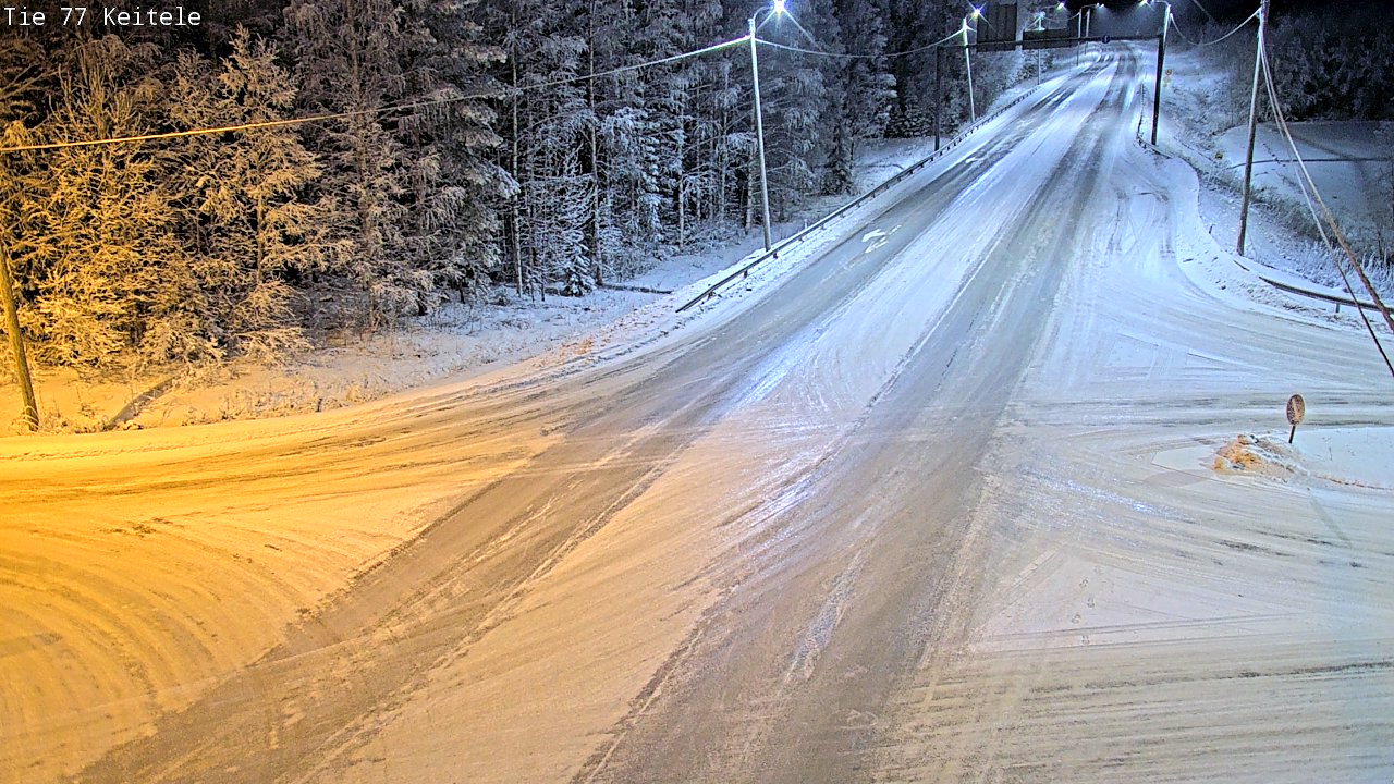 Weather Camera Image Väg 77 Keitele, Keitele, Pohjois-Savo