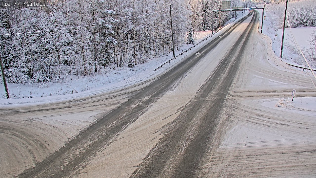 Weather Camera Image Väg 77 Keitele, Keitele, Pohjois-Savo