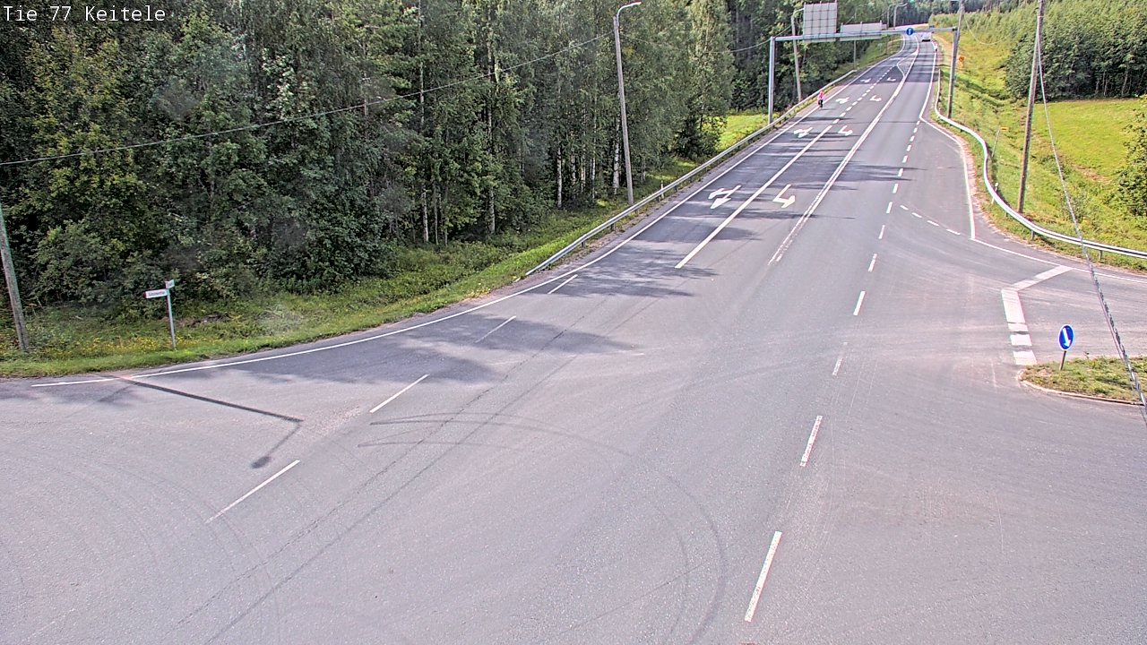 Weather Camera Image Road 77 Keitele, Keitele, Pohjois-Savo