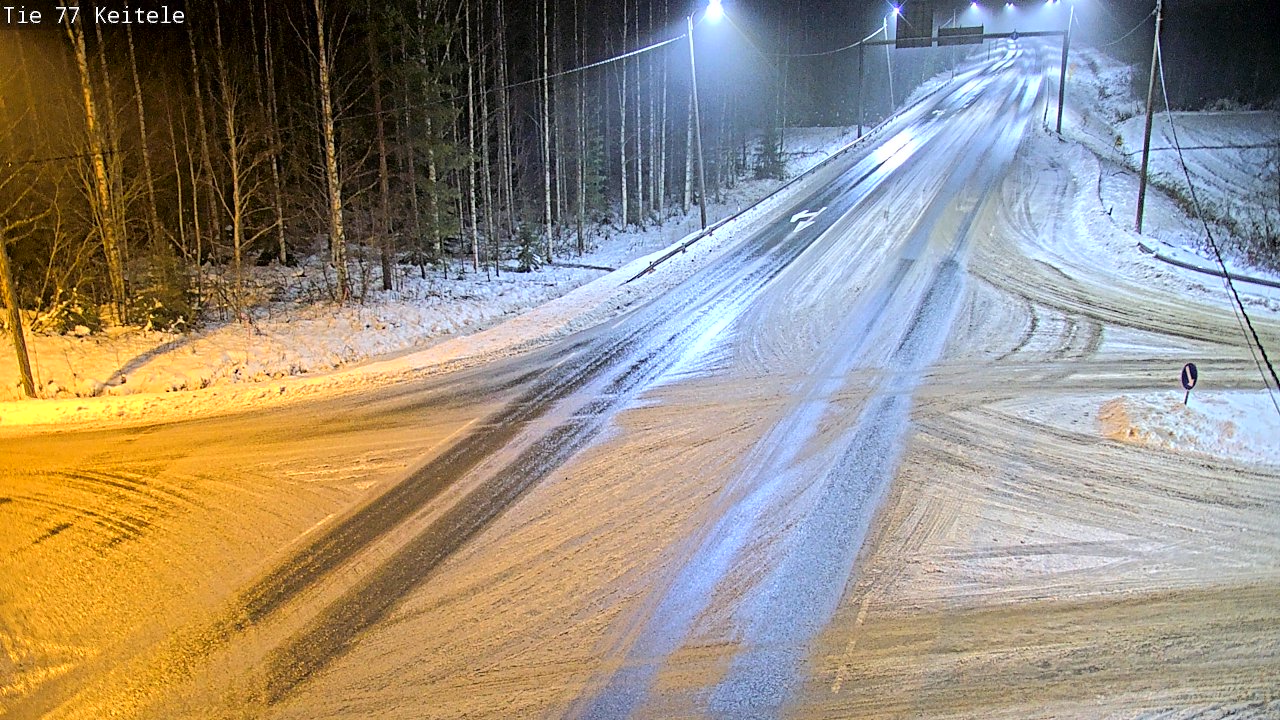 Weather Camera Image Väg 77 Keitele, Keitele, Pohjois-Savo