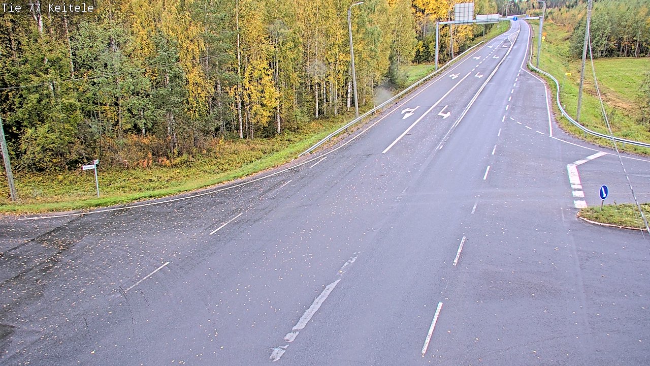 Weather Camera Image Road 77 Keitele, Keitele, Pohjois-Savo