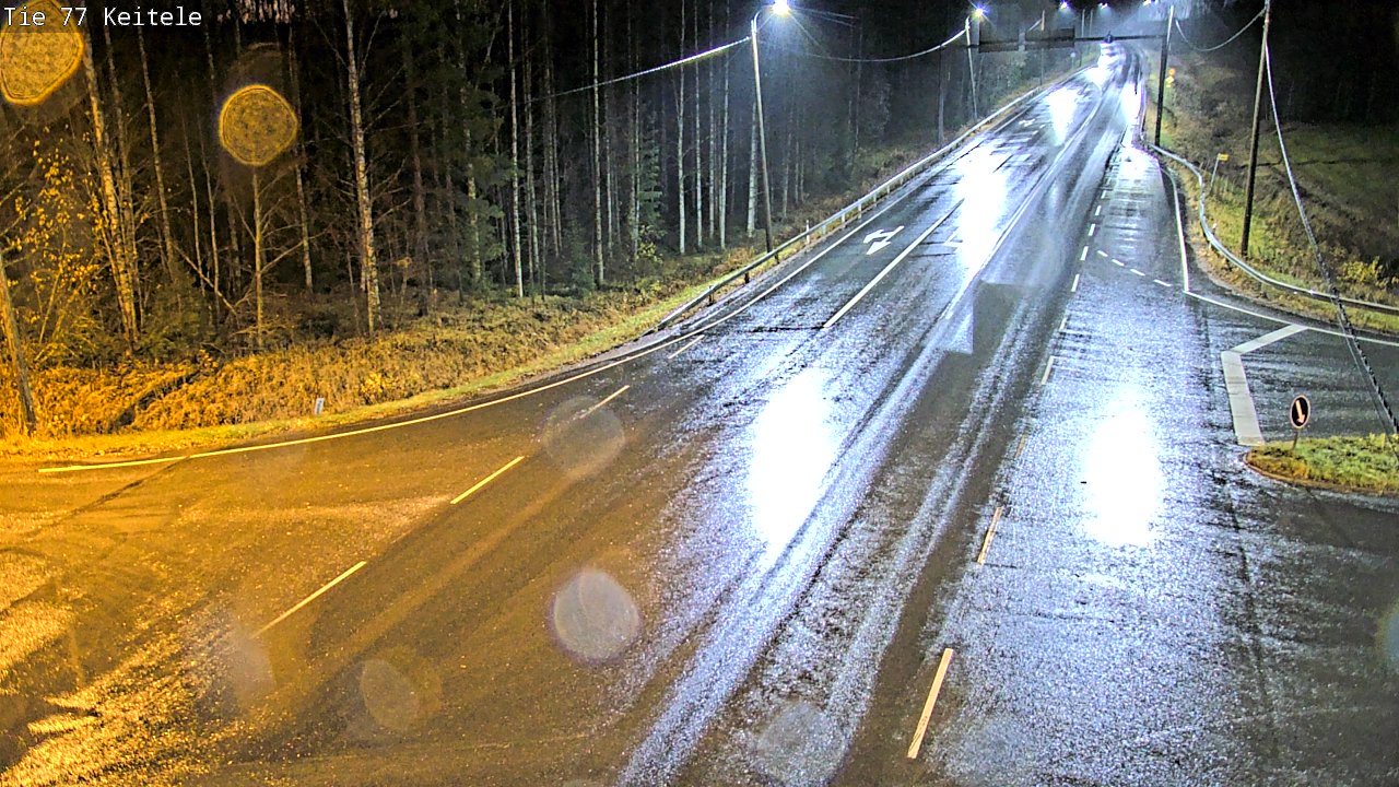 Weather Camera Image Väg 77 Keitele, Keitele, Pohjois-Savo