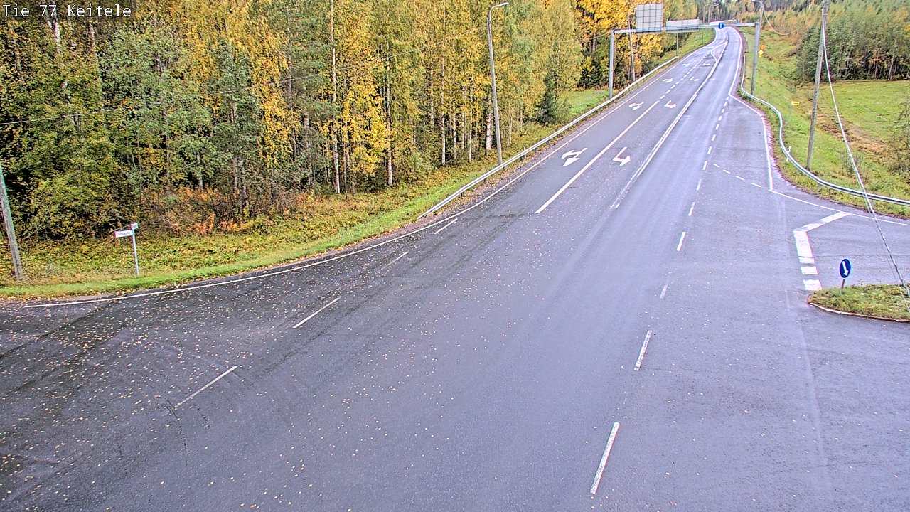 Weather Camera Image Road 77 Keitele, Keitele, Pohjois-Savo