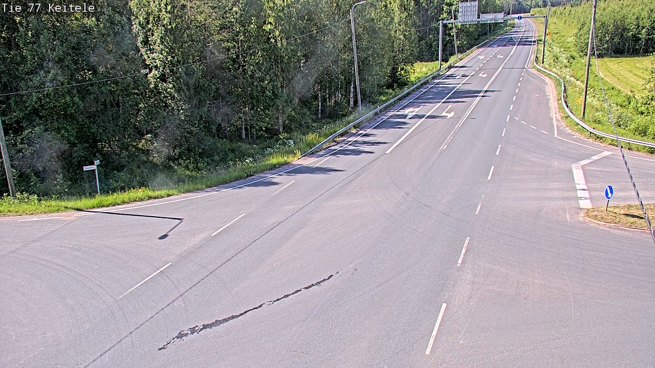 Kelikamerat Kuva Tie 77 Keitele, Keitele, Pohjois-Savo