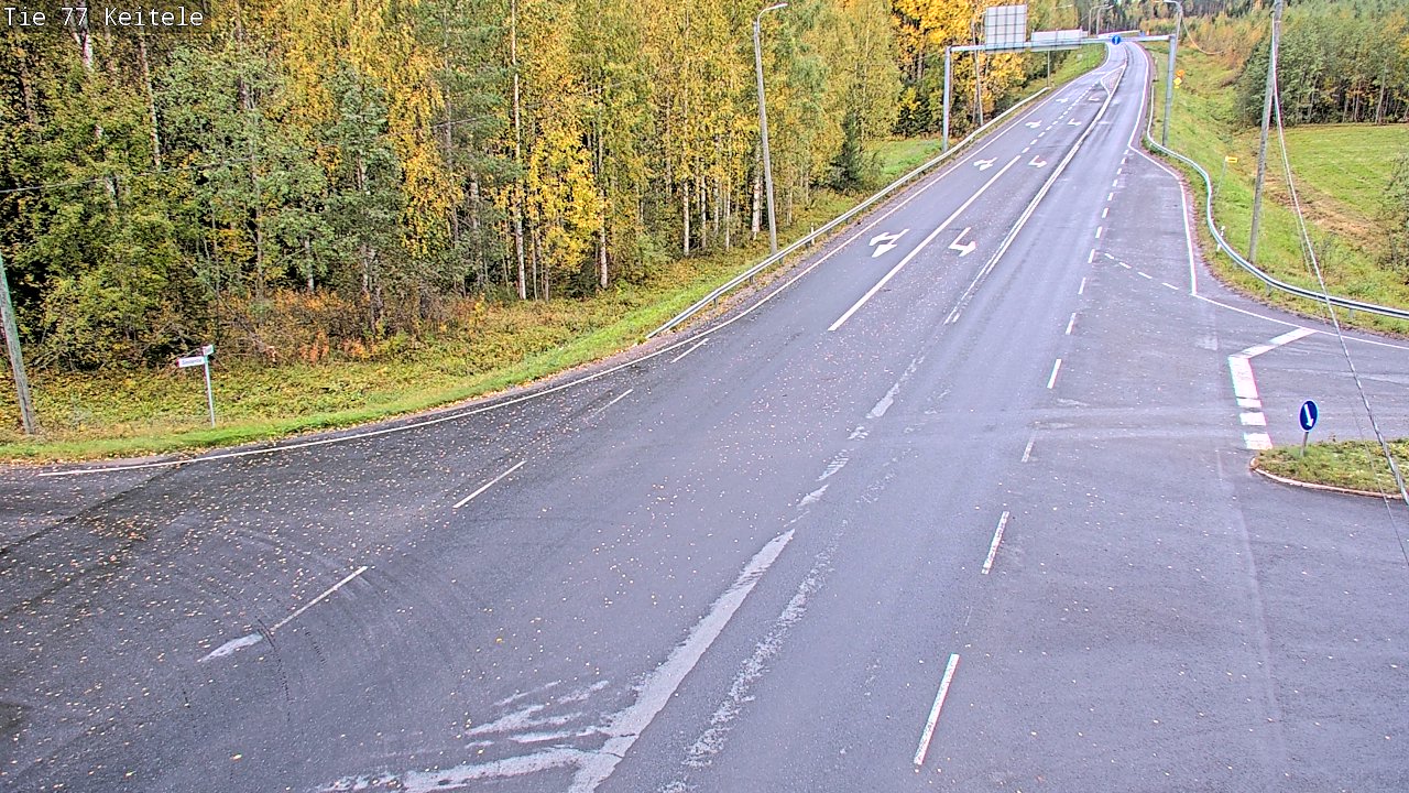 Weather Camera Image Road 77 Keitele, Keitele, Pohjois-Savo