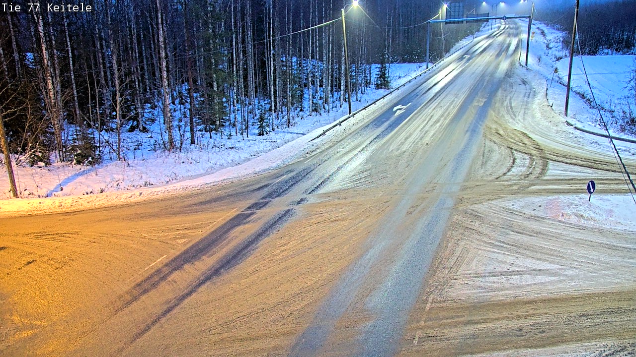 Weather Camera Image Väg 77 Keitele, Keitele, Pohjois-Savo