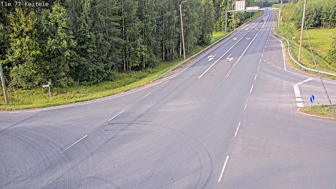 Weather Camera Image Väg 77 Keitele, Keitele, Pohjois-Savo