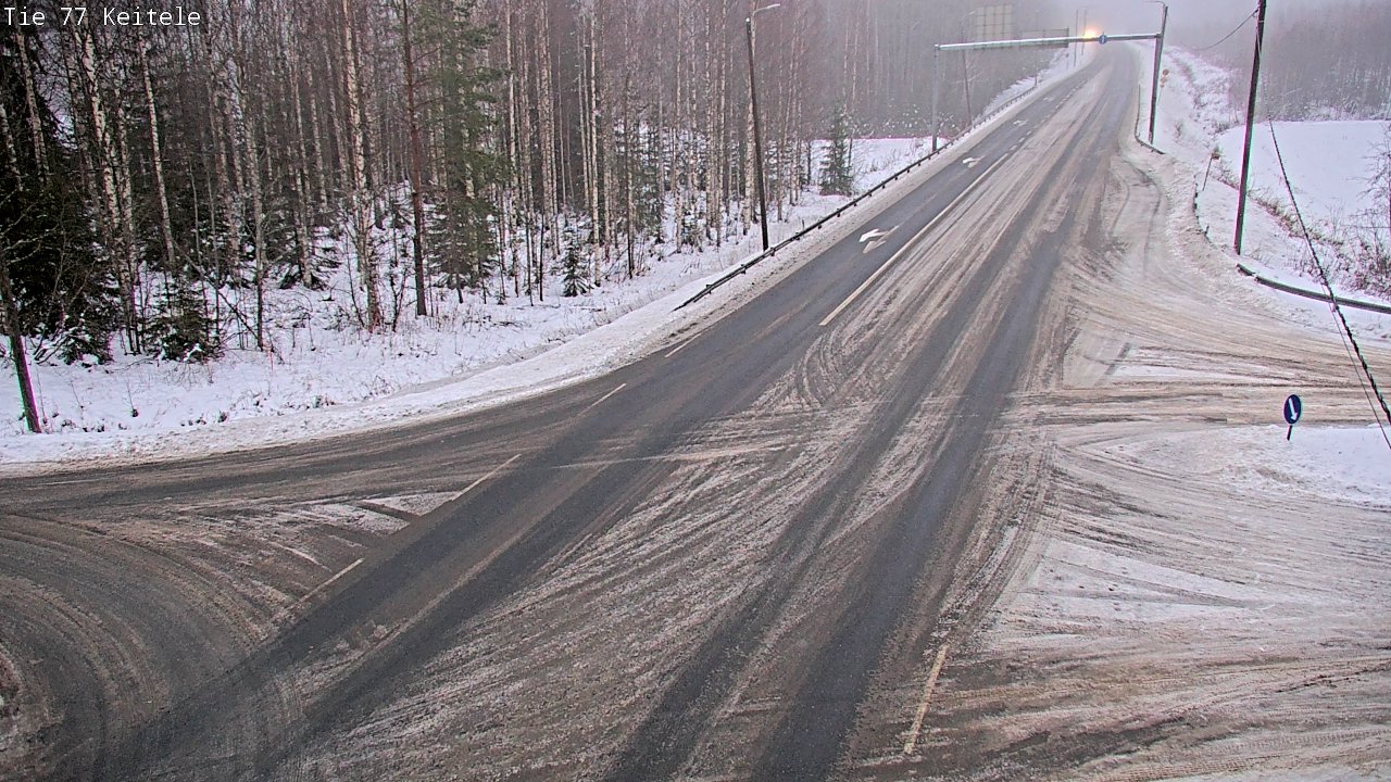 Weather Camera Image Väg 77 Keitele, Keitele, Pohjois-Savo