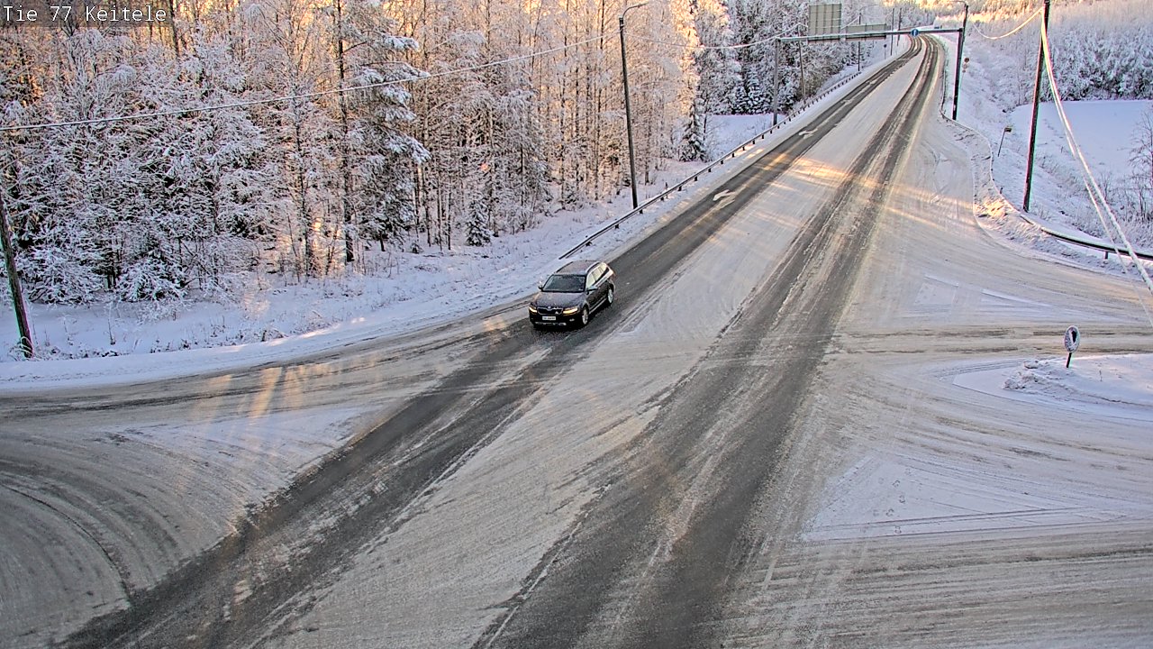 Weather Camera Image Väg 77 Keitele, Keitele, Pohjois-Savo