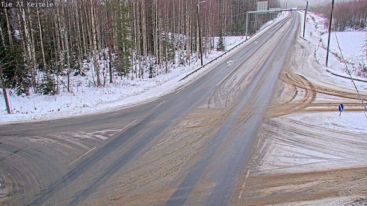 Weather Camera Image Väg 77 Keitele, Keitele, Pohjois-Savo