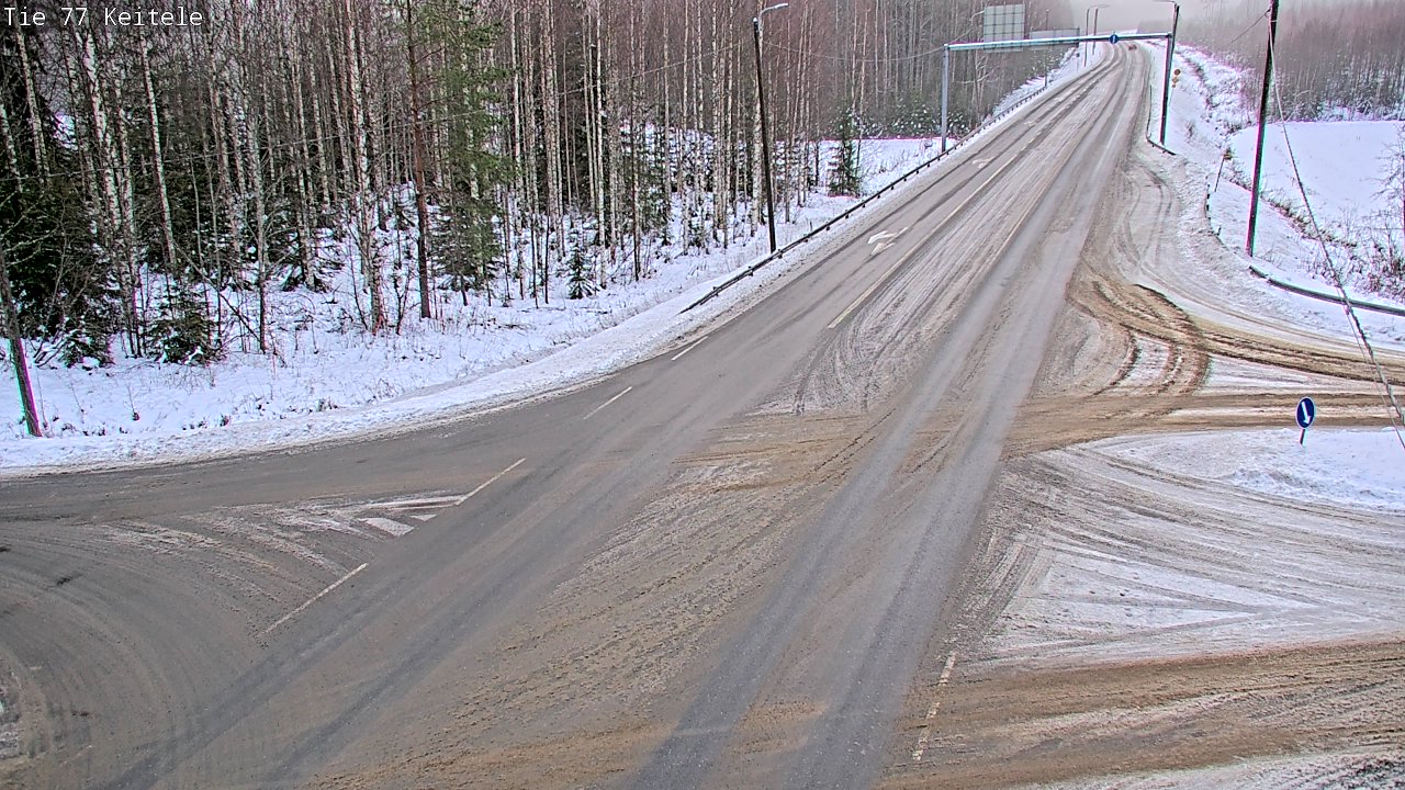 Weather Camera Image Väg 77 Keitele, Keitele, Pohjois-Savo