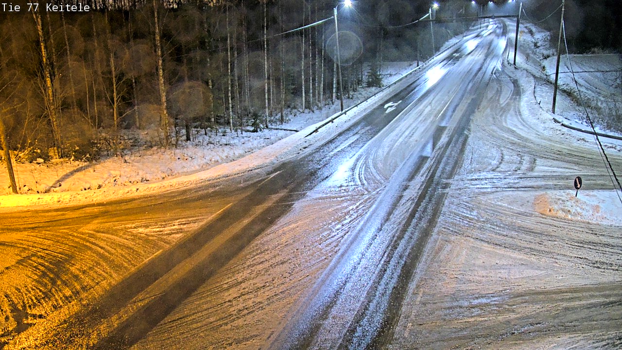 Weather Camera Image Väg 77 Keitele, Keitele, Pohjois-Savo