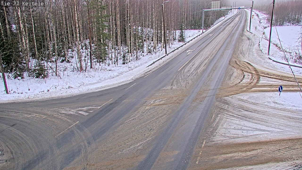 Weather Camera Image Väg 77 Keitele, Keitele, Pohjois-Savo