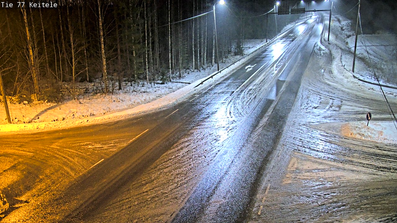 Weather Camera Image Väg 77 Keitele, Keitele, Pohjois-Savo