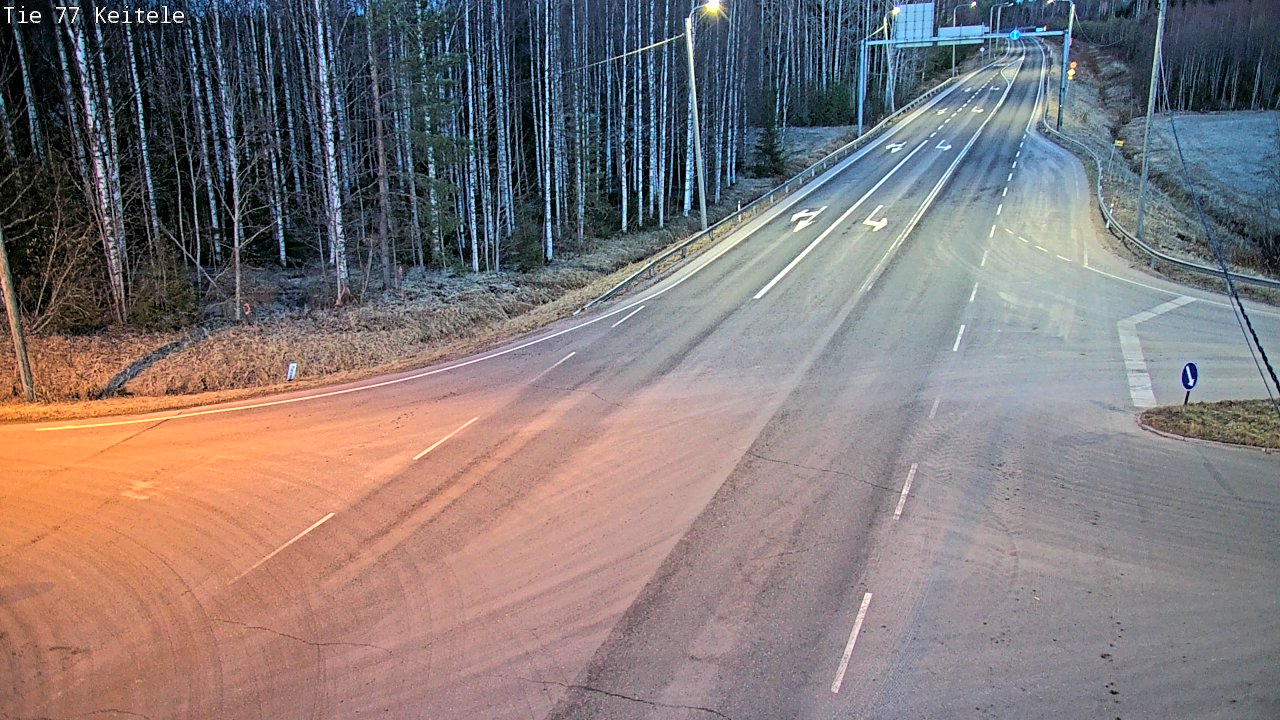 Weather Camera Image Väg 77 Keitele, Keitele, Pohjois-Savo
