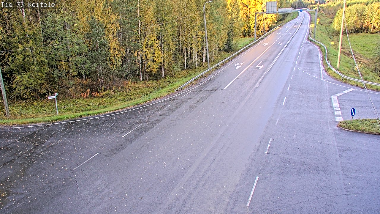 Weather Camera Image Road 77 Keitele, Keitele, Pohjois-Savo