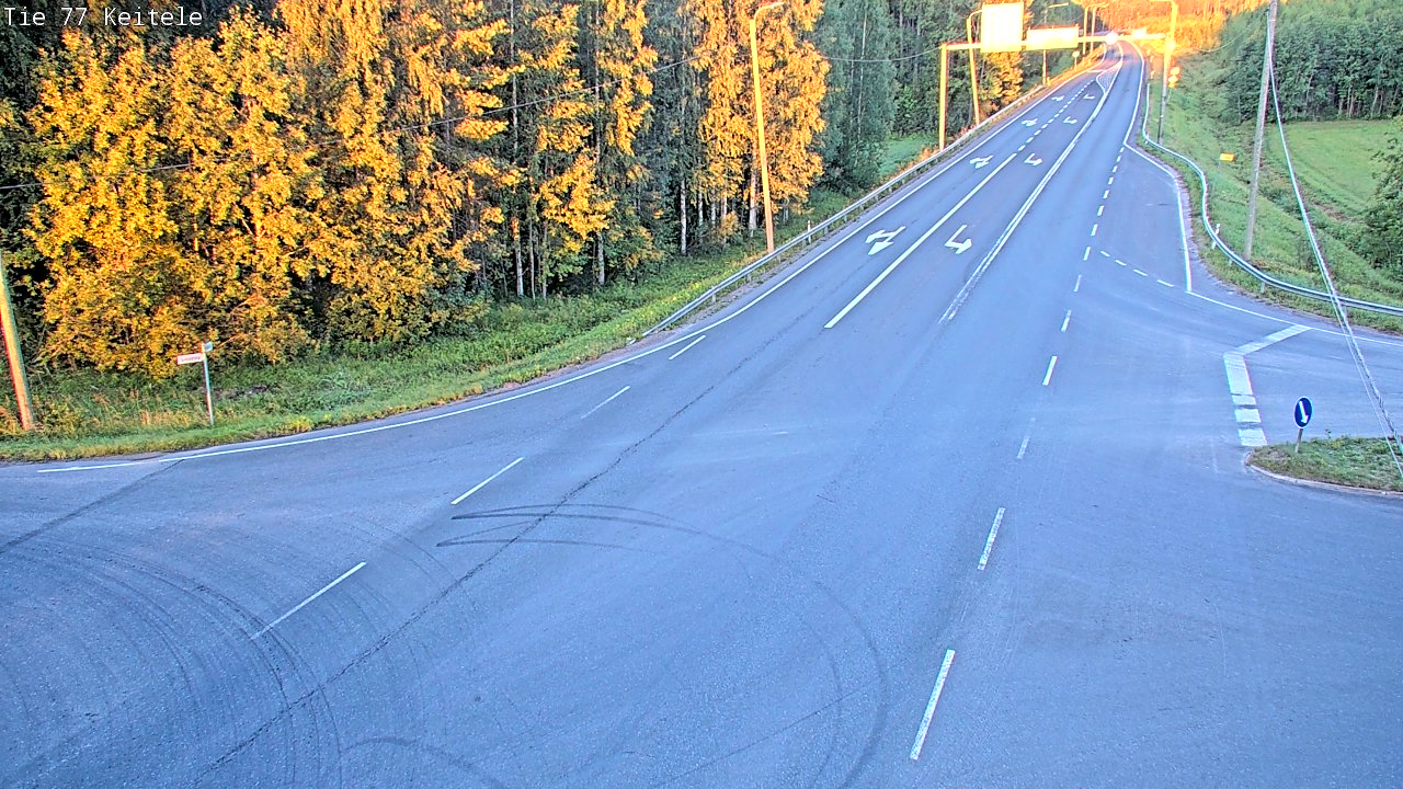 Weather Camera Image Road 77 Keitele, Keitele, Pohjois-Savo