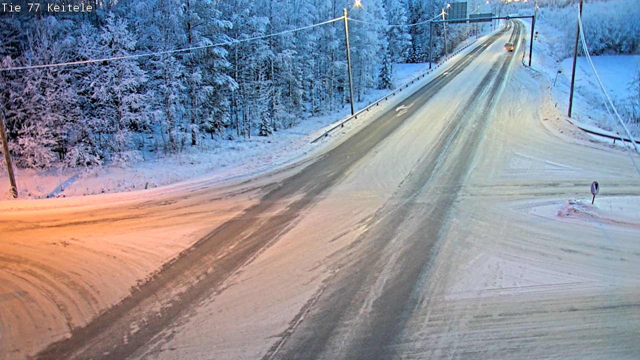 Weather Camera Image Väg 77 Keitele, Keitele, Pohjois-Savo
