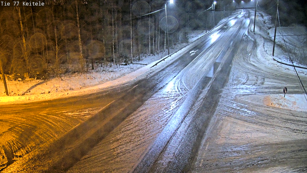 Weather Camera Image Väg 77 Keitele, Keitele, Pohjois-Savo