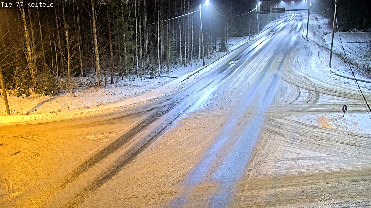 Weather Camera Image Väg 77 Keitele, Keitele, Pohjois-Savo