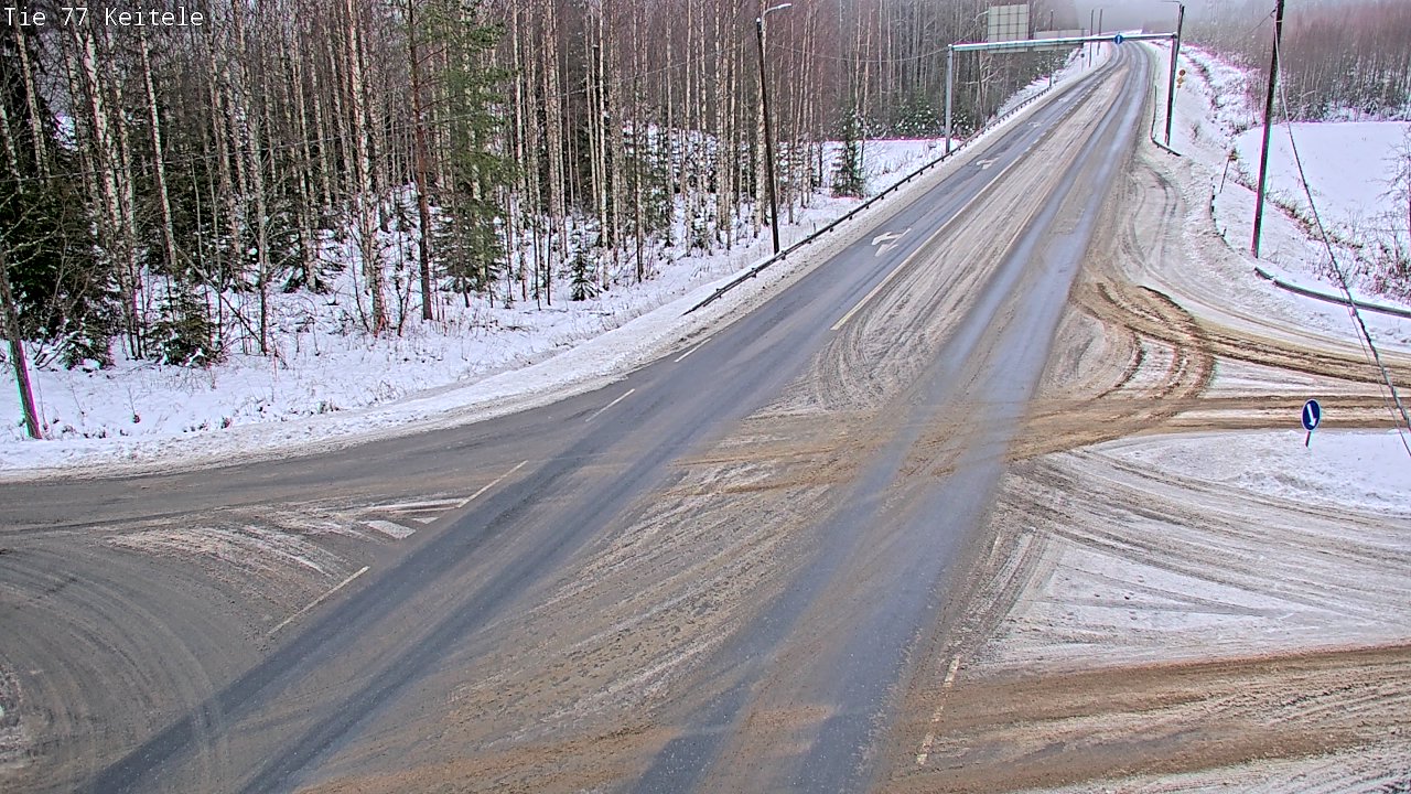 Weather Camera Image Väg 77 Keitele, Keitele, Pohjois-Savo