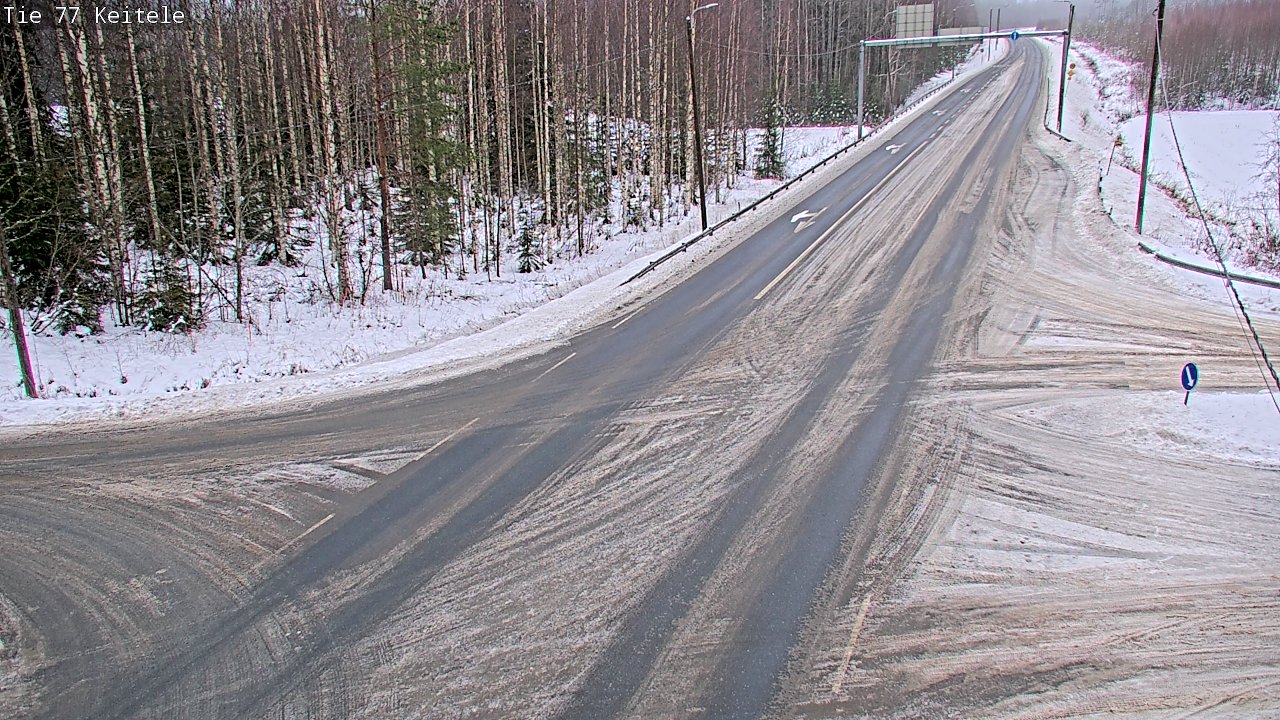 Weather Camera Image Väg 77 Keitele, Keitele, Pohjois-Savo