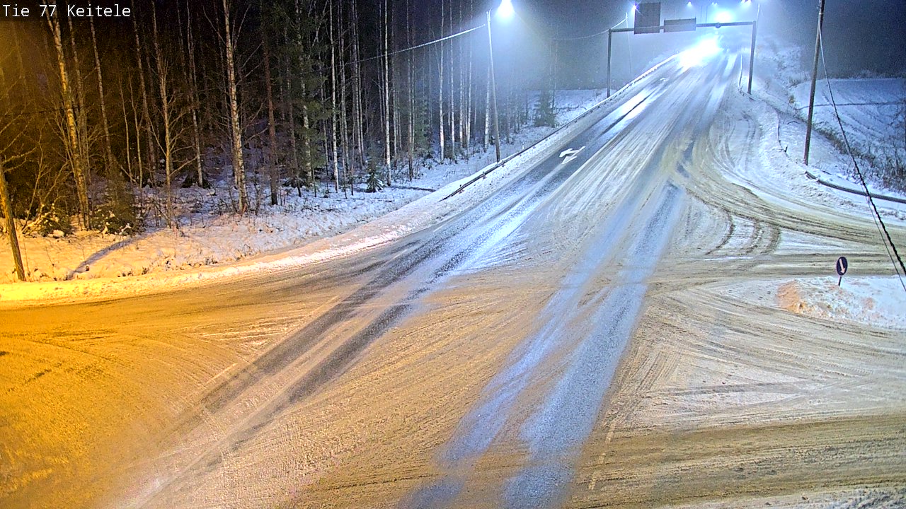 Weather Camera Image Väg 77 Keitele, Keitele, Pohjois-Savo