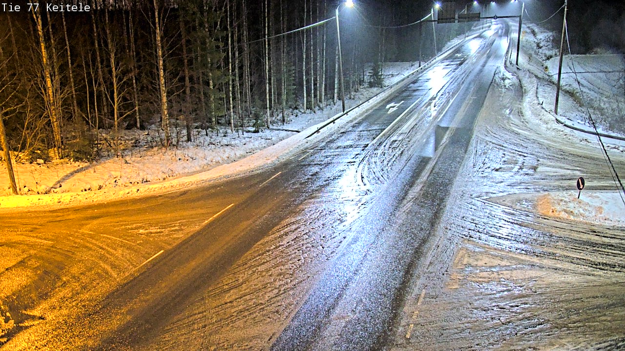 Weather Camera Image Väg 77 Keitele, Keitele, Pohjois-Savo