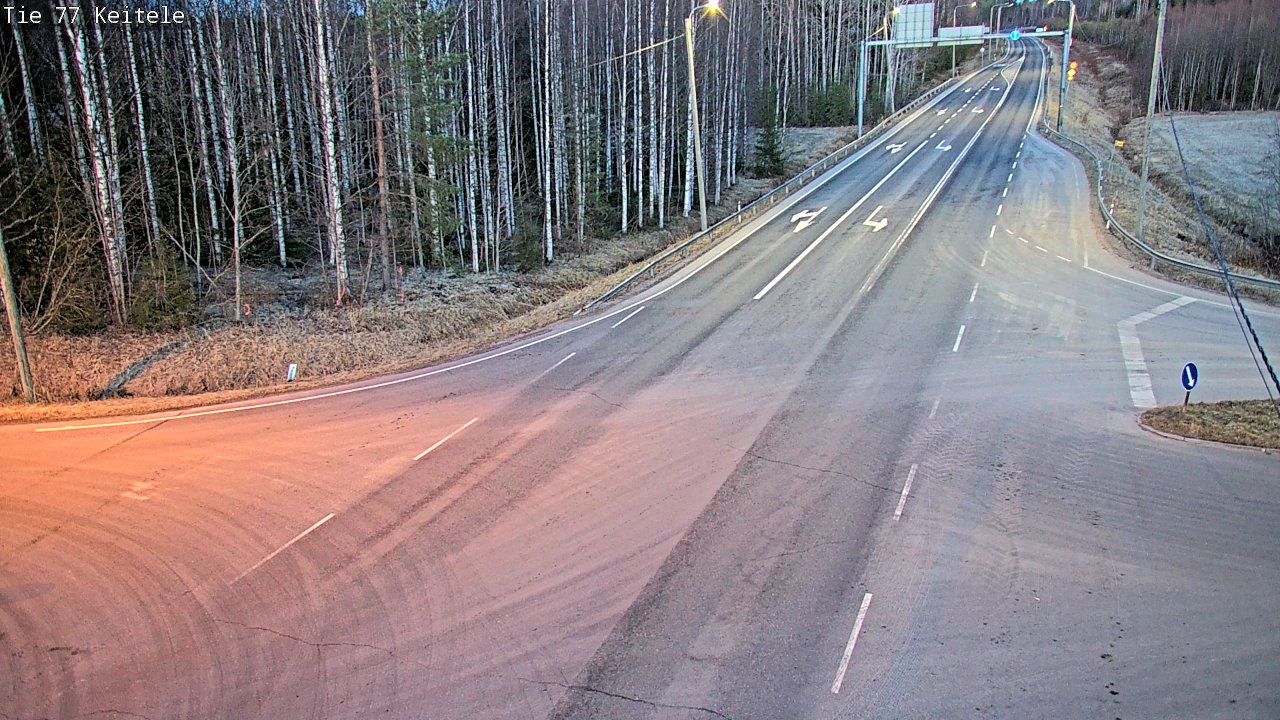 Weather Camera Image Väg 77 Keitele, Keitele, Pohjois-Savo