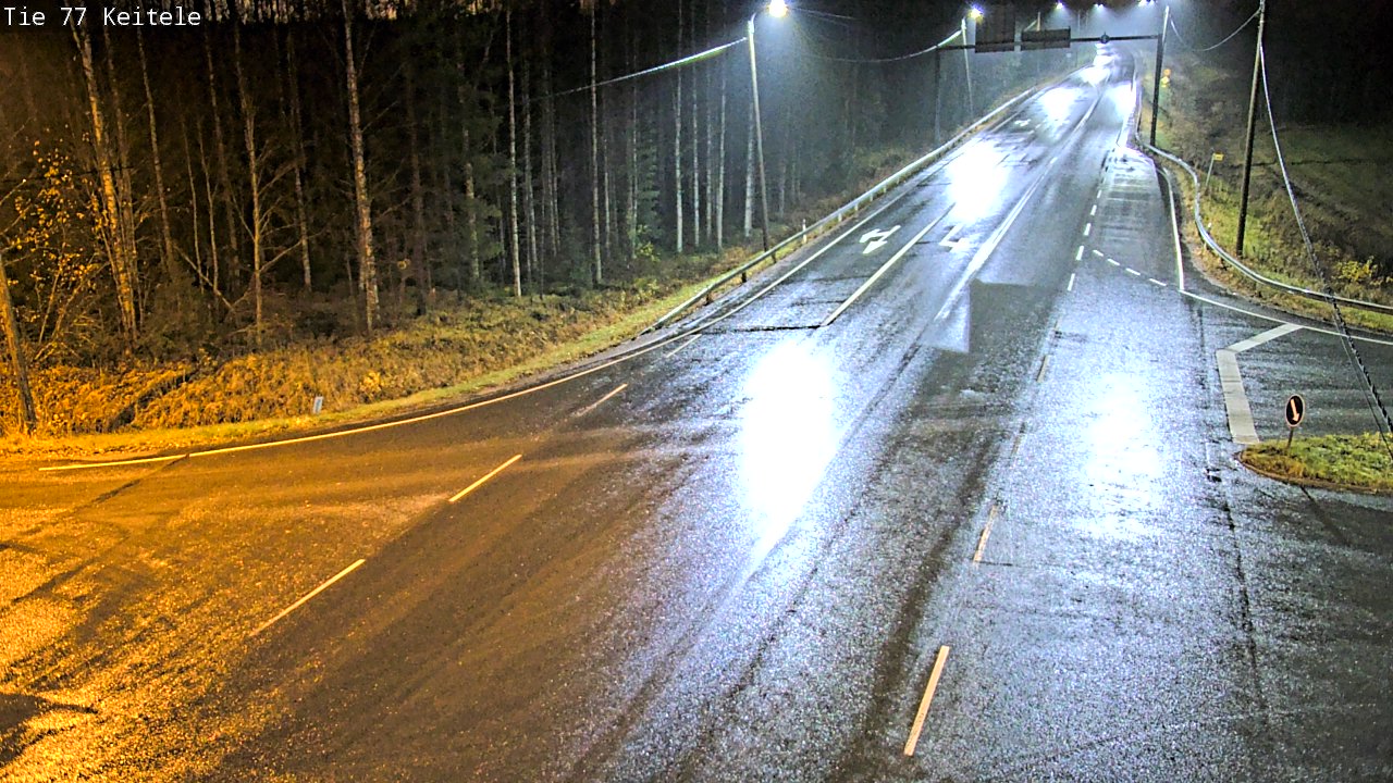Weather Camera Image Väg 77 Keitele, Keitele, Pohjois-Savo