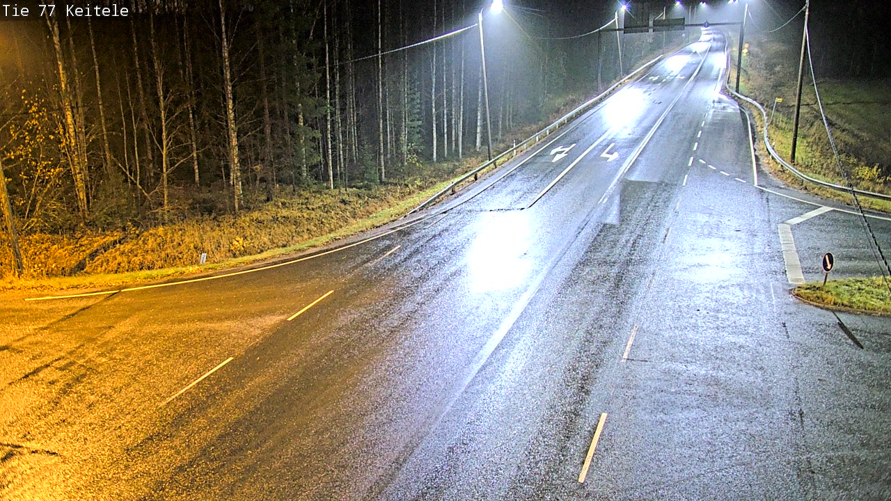 Weather Camera Image Road 77 Keitele, Keitele, Pohjois-Savo