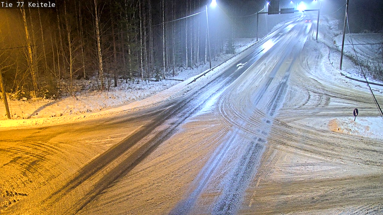 Weather Camera Image Väg 77 Keitele, Keitele, Pohjois-Savo