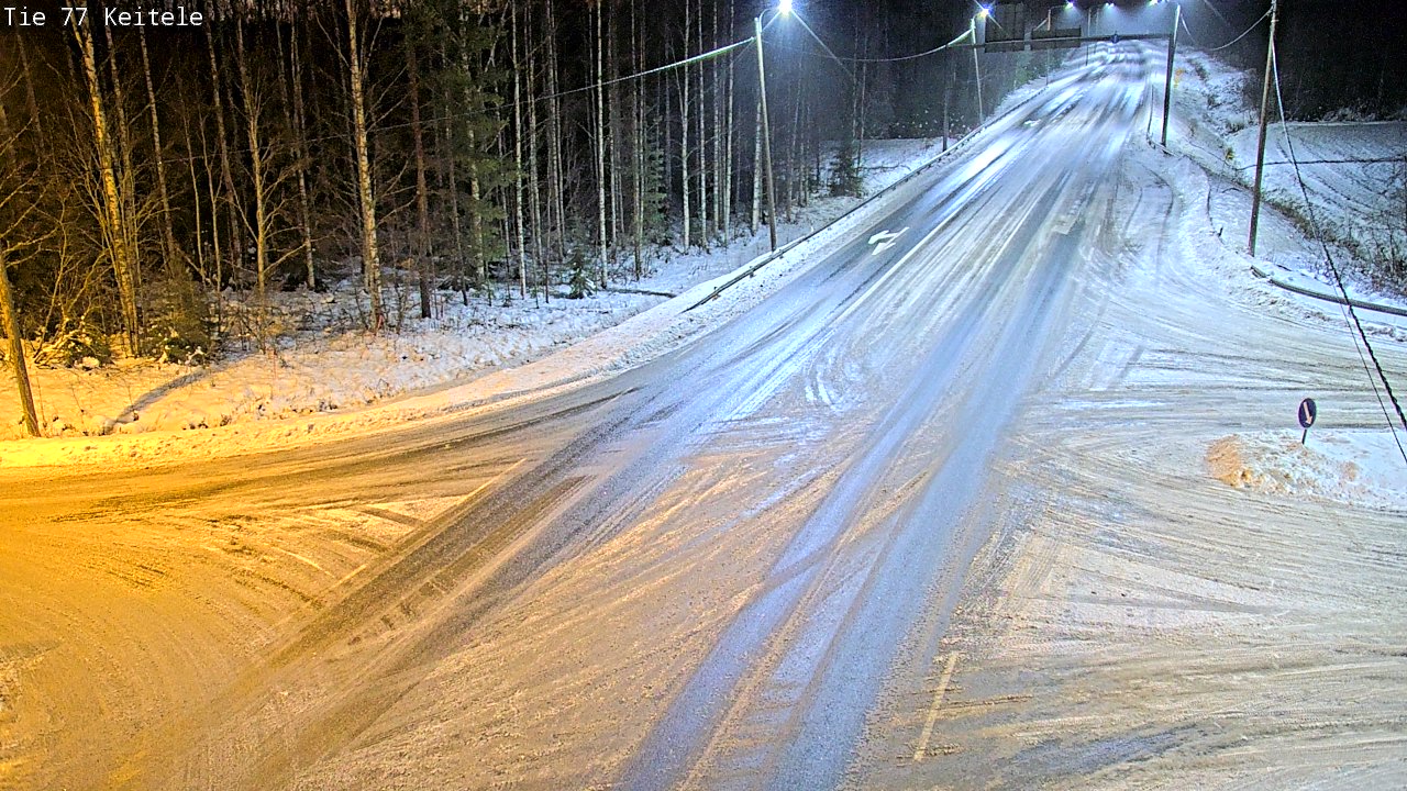 Weather Camera Image Väg 77 Keitele, Keitele, Pohjois-Savo
