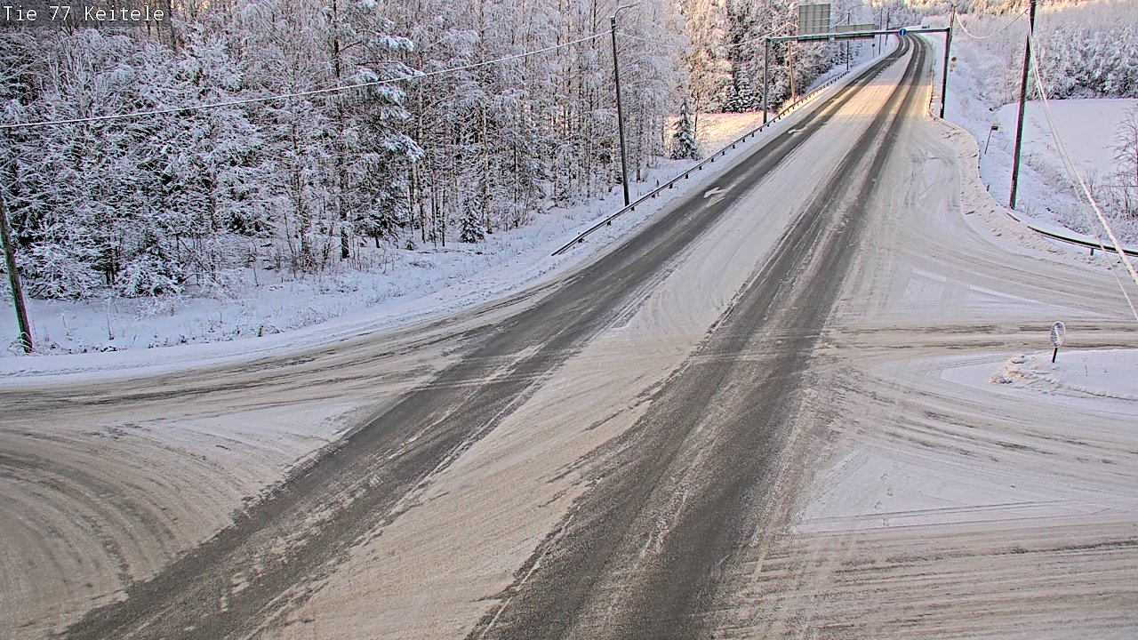 Weather Camera Image Väg 77 Keitele, Keitele, Pohjois-Savo