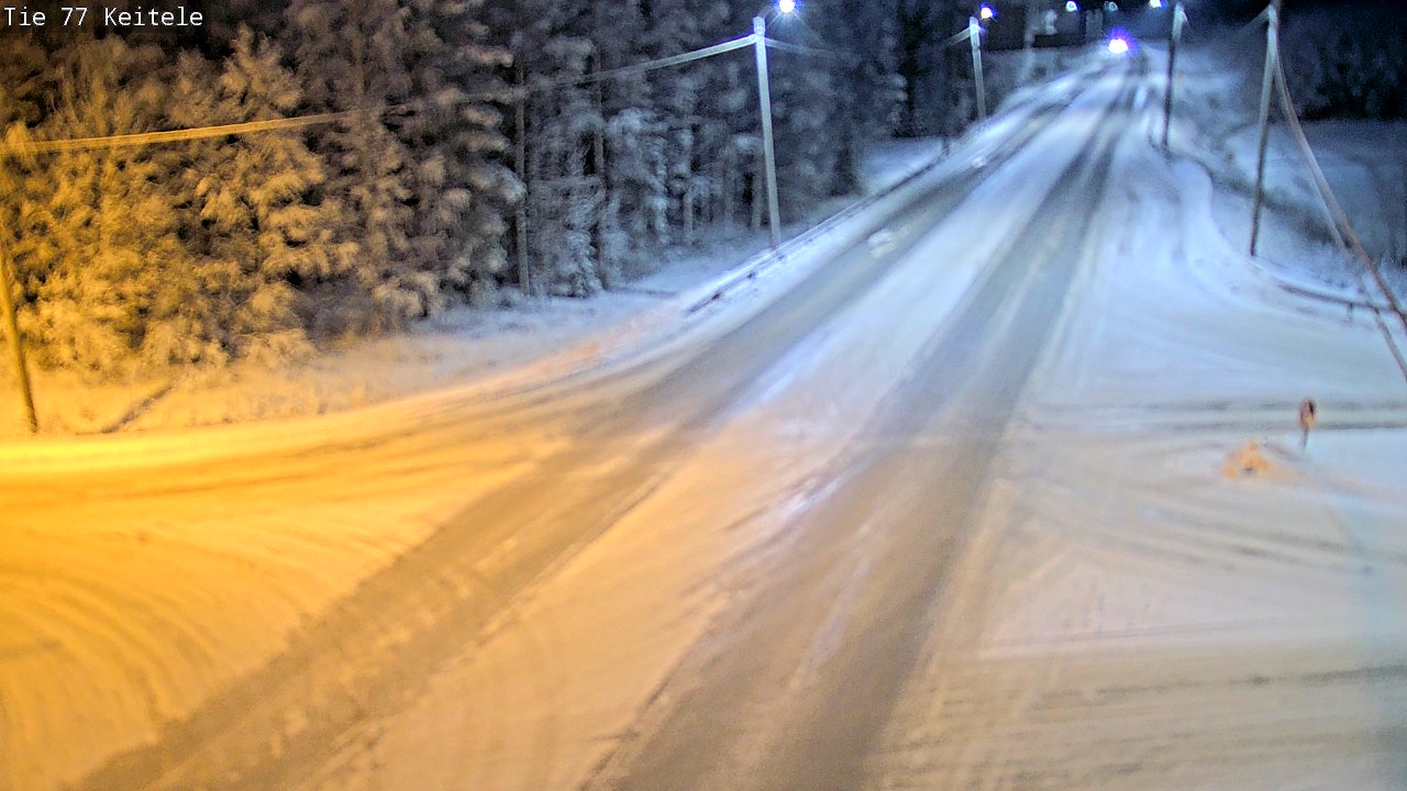 Weather Camera Image Väg 77 Keitele, Keitele, Pohjois-Savo