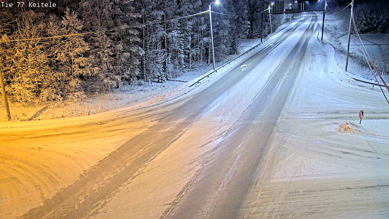 Weather Camera Image Väg 77 Keitele, Keitele, Pohjois-Savo