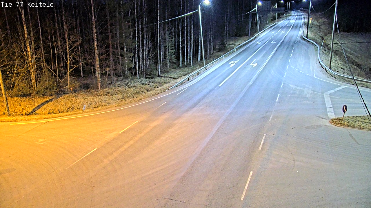 Weather Camera Image Road 77 Keitele, Keitele, Pohjois-Savo