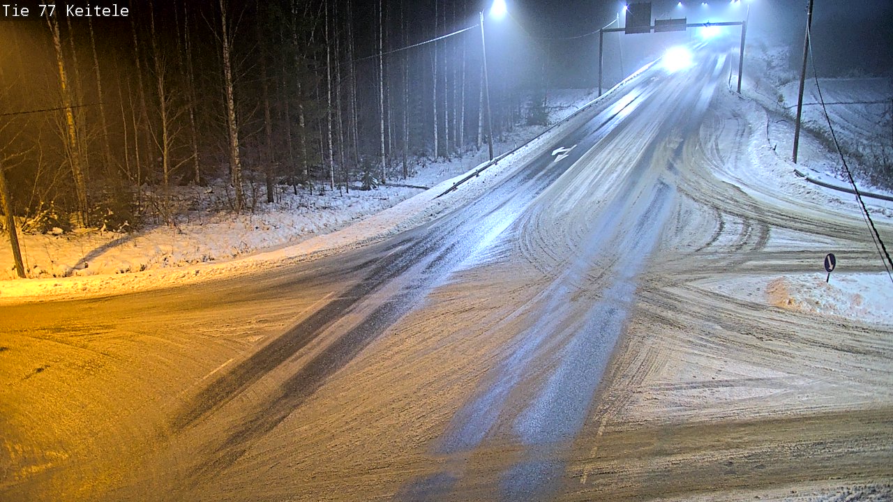 Weather Camera Image Väg 77 Keitele, Keitele, Pohjois-Savo