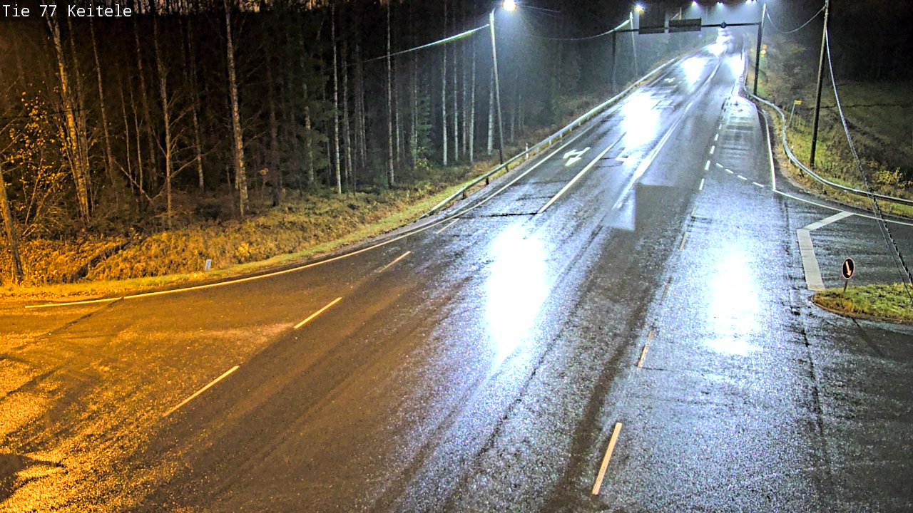 Weather Camera Image Road 77 Keitele, Keitele, Pohjois-Savo