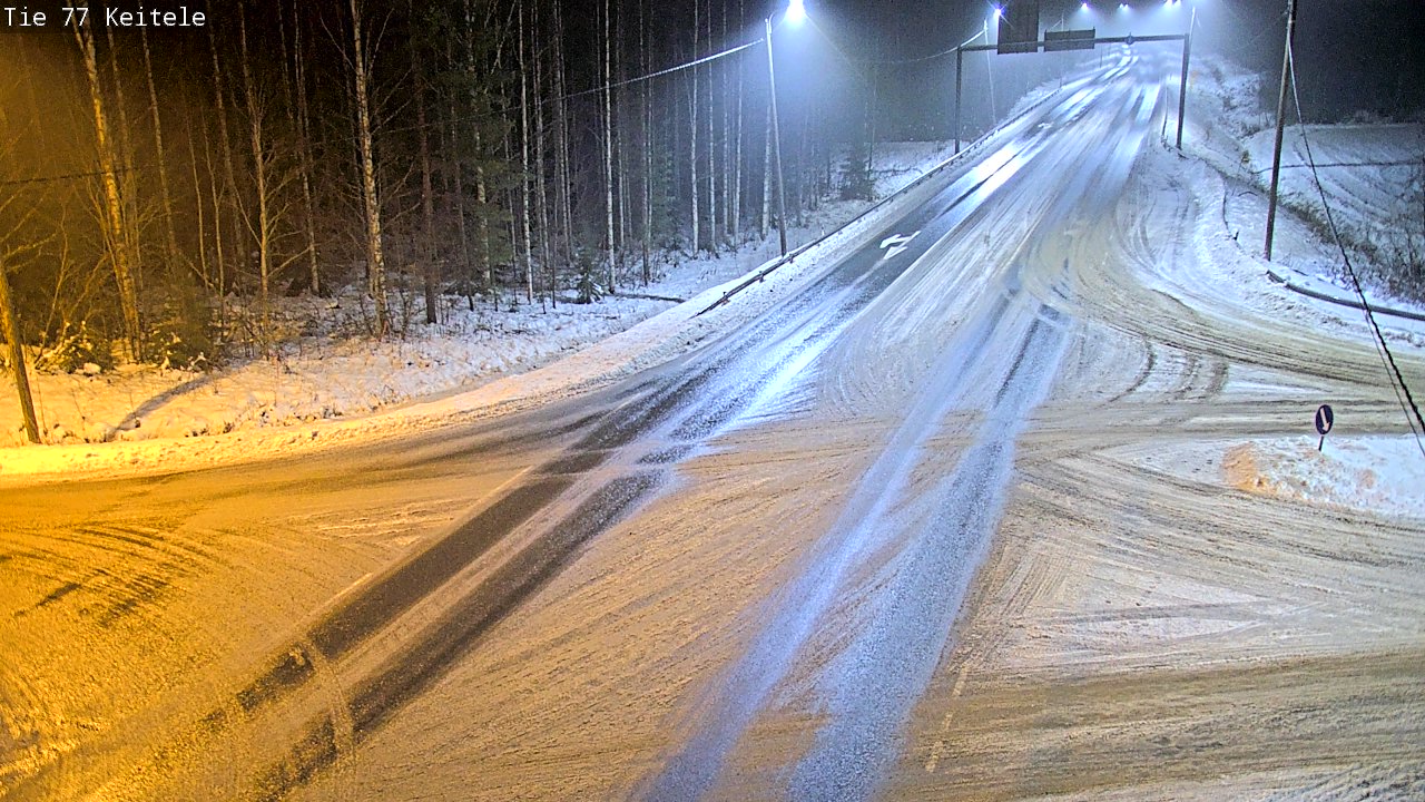 Weather Camera Image Väg 77 Keitele, Keitele, Pohjois-Savo