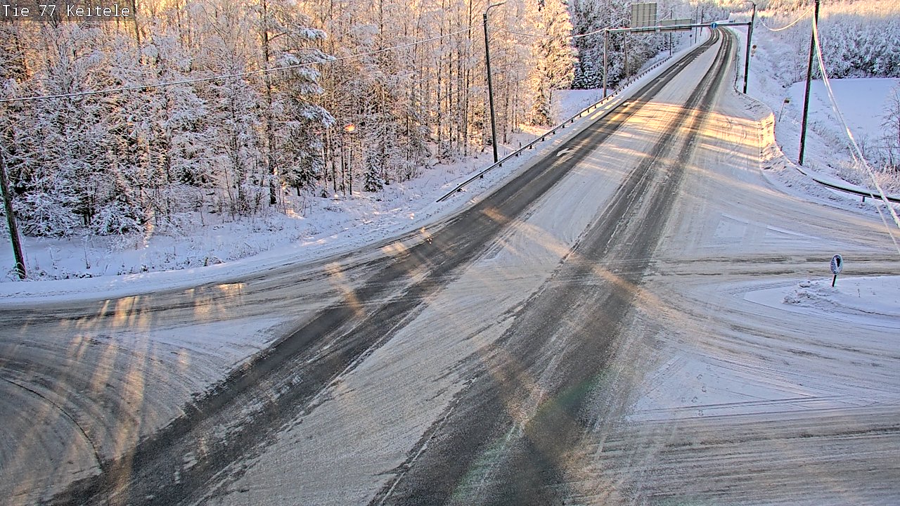 Weather Camera Image Väg 77 Keitele, Keitele, Pohjois-Savo