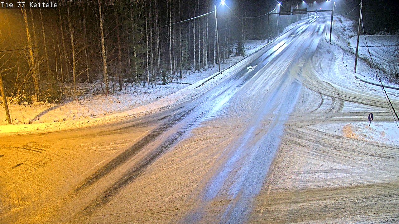 Weather Camera Image Väg 77 Keitele, Keitele, Pohjois-Savo