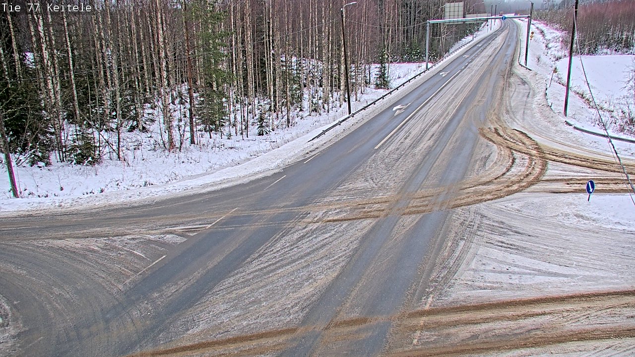 Weather Camera Image Väg 77 Keitele, Keitele, Pohjois-Savo