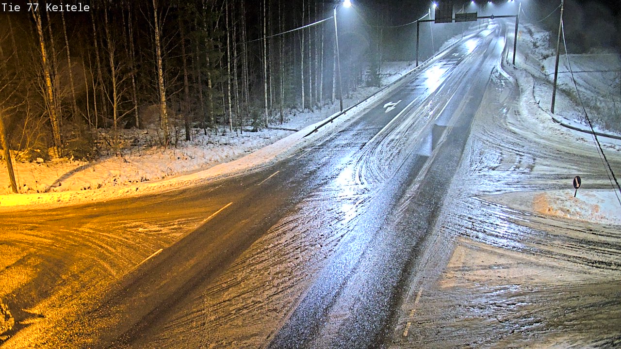 Weather Camera Image Väg 77 Keitele, Keitele, Pohjois-Savo