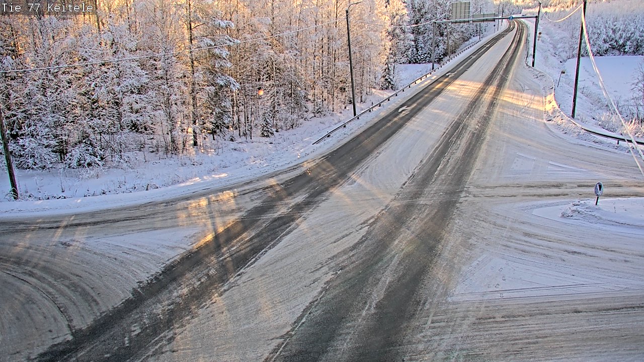Weather Camera Image Väg 77 Keitele, Keitele, Pohjois-Savo