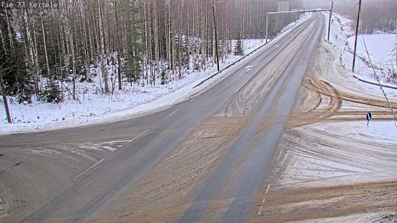 Weather Camera Image Väg 77 Keitele, Keitele, Pohjois-Savo